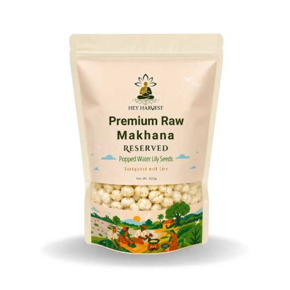 PREMIUM RAW MAKHANA (RESERVED) 200g Pack