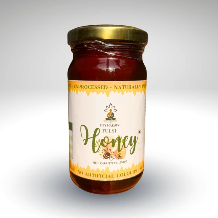 Hey Harvest Tulsi Honey (250g Jar)