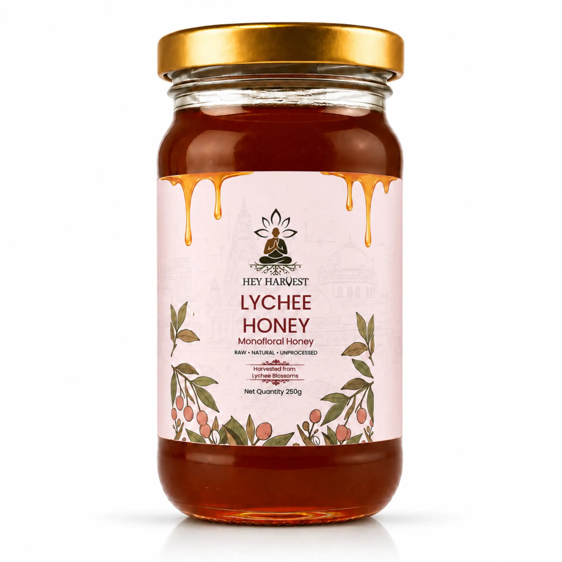 Hey Harvest Lychee Honey (250g Jar)