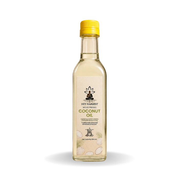 Hey Harvest Wood Pressed Coconut Oil (500 ml)