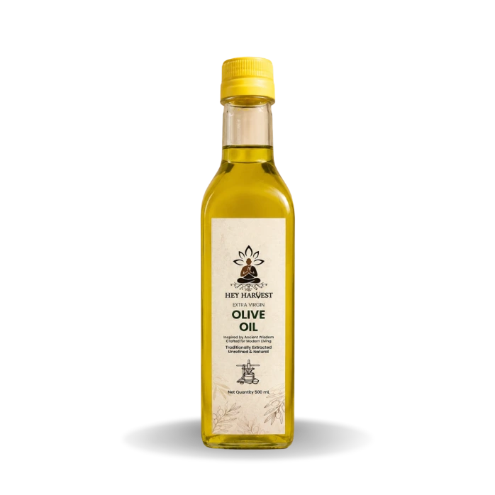 Hey Harvest Extra Virgin Olive Oil | Unrefined & Naturally Extracted | Premium Quality | 500 ml