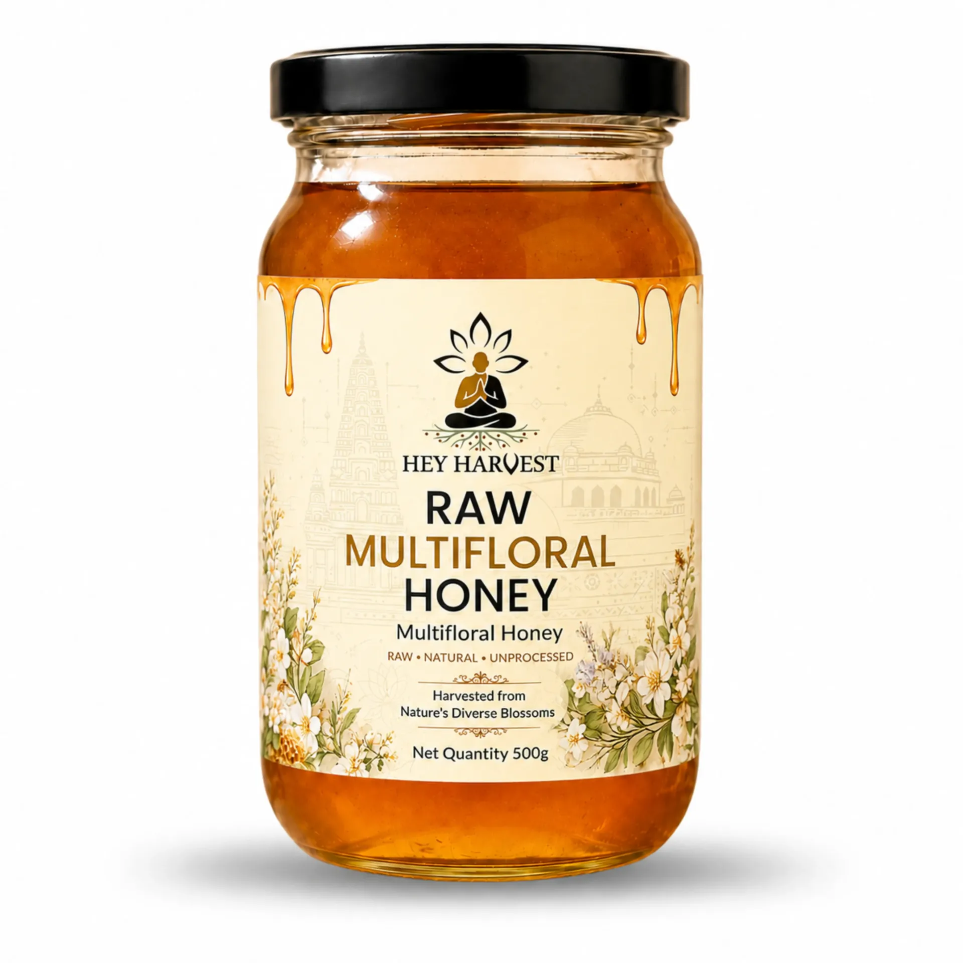 HEY HARVEST Raw Multifloral Honey - 500g